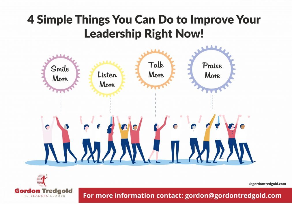 4 Simple Things That You Can Do To Improve Your Leadership Today!