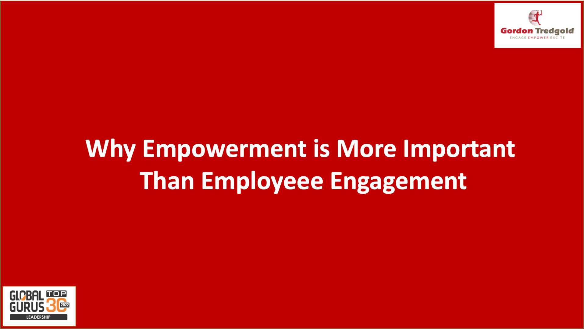 Why Empowerment is More Important Than Engagement